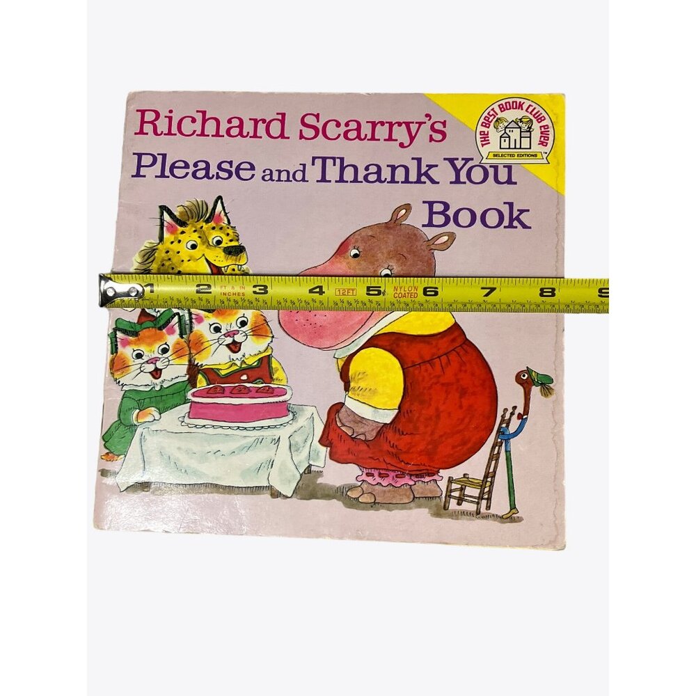 Vintage Book 1973 “Richard Scarry’s Please and Thank You Book” by Richard Scarry - Picture 9 of 9